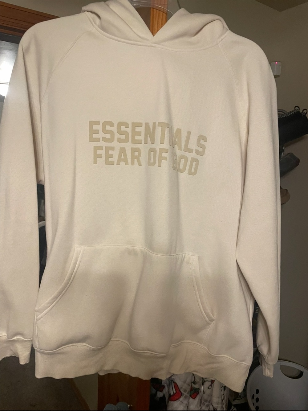 Essentials Fear of God Hoodie in Cream